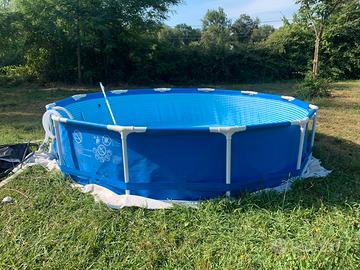 Intex piscina circolare + pompa filtro nuova