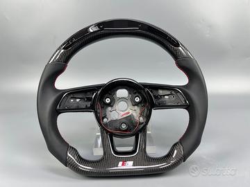 Volante Audi A4 S4 A5 S5 Carbonio Alcantara LED
