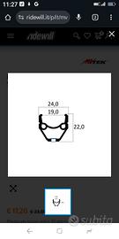 cerchio 28 e bike 36 raggi