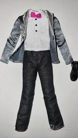 Barbie Ken Fashionistas abito da sera con fiori