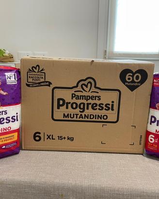 Pampers Progressi Mutandino  taglia 6