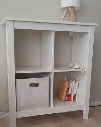 Mobile bianco a giorno larghezza 80cm
