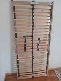 rete ortopedica legno di faggio 190x85 fissa 