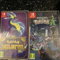 Nintendo swich oled con 2 giochi e scatole