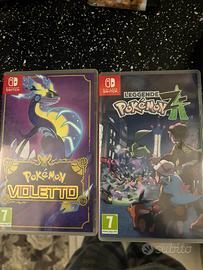 Nintendo swich oled con 2 giochi e scatole