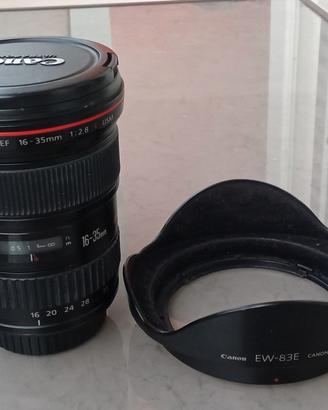 obiettivo Canon zoom Lens ef 16-35mm 1: 2.8 L usm