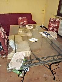 tavolo di cristallo usato 