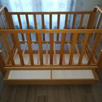 Lettino bimbi in frassino