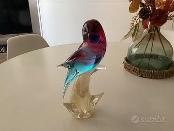 Pappagallo in vetro di murano