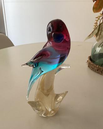 Pappagallo in vetro di murano