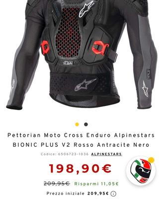 Giacca moto alpinestar