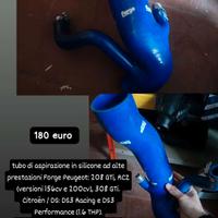 tubo di aspirazione in silicone Forge Motorsport 