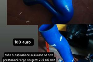 tubo di aspirazione in silicone Forge Motorsport 