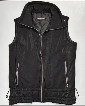 Gilet smanicato nero ElleN RosE tg.M