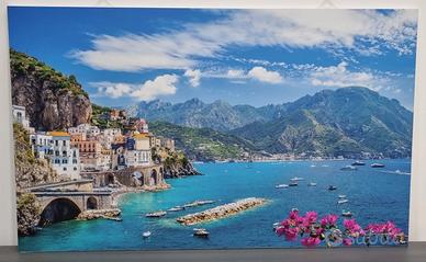 Quadro della costiera amalfitana 90x55 centimetri
