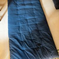 Futon blu scuro pari al nuovo