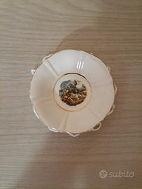 Vecchio piattino in ceramica marchiato "Malabar"