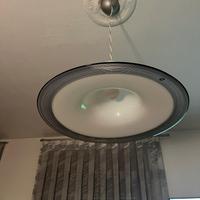 Lampadario di Murano da Salone  bianco