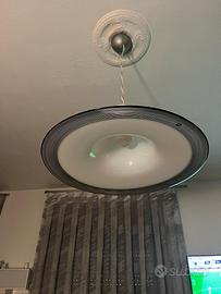 Lampadario di Murano da Salone  bianco