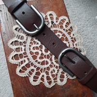 Cintura in vera pelle doppia fibbia Igi&Co