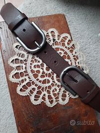 Cintura in vera pelle doppia fibbia Igi&Co