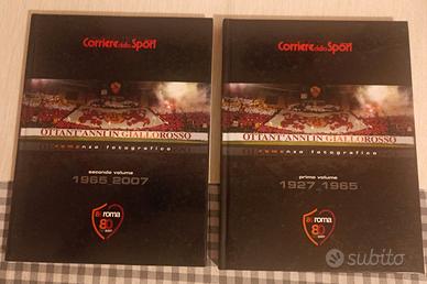 80 anni in Giallorosso 1927-2007 ,2  libri  ASRoma