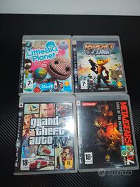 Lotto giochi ps3: Ratchet, metal Gear,  GTA, big