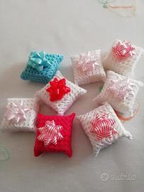 saponetta profuma biancheria a uncinetto 