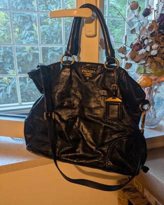 borsa Prada in vitello stropicciato 