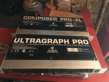 Equalizzatore e limitatore Behringer