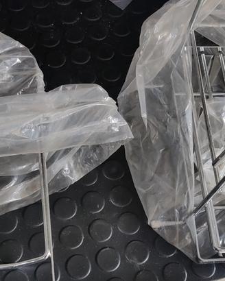 Supporti per cucina, inox mai usati.