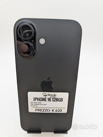 iPhone 16 128GB nero usato garanzia 