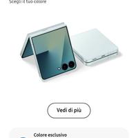 Samsung Galaxy Z flip 7 nuovo mint limited edition