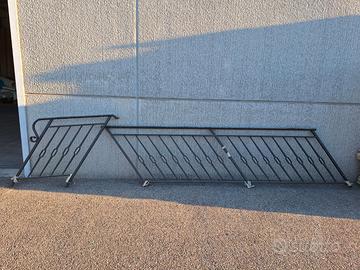 Ringhiera in ferro per scala