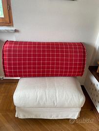 Cuscinoni di gomma piuma di letto divano anni '80