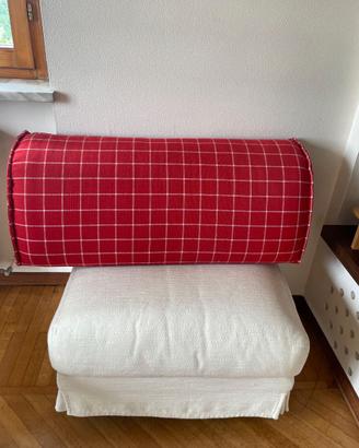 Cuscinoni di gomma piuma di letto divano anni '80