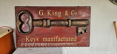 INSEGNA VINTAGE CHIAVE MODERNARIATO SCENOGRAFIA