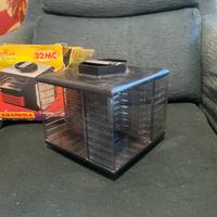 PORTA MUSICASSETTE GIRANDOLA VINTAGE AUDIO