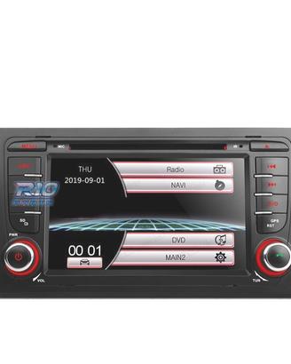 NAVIGATORE RADIO 7" PER AUDI A4 B6 B7 00-07 USB G