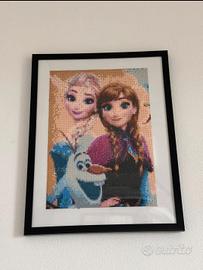 Quadro Frozen Elsa Anna Olaf