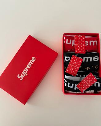 Set 3 boxer nuovi tipo Supreme x Louis Vuitton