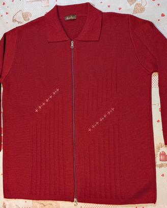 Coppia cardigan e maglia in lana merinos taglia L