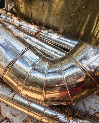 tubi per canna fumaria in acciaio inox 