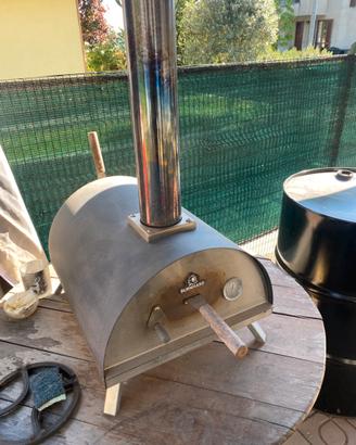 Forno pizza a pellet