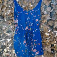 Tuta Playsuit Elegante Pimkie Floreale Blu XS