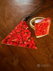 Collana e anello artigianali