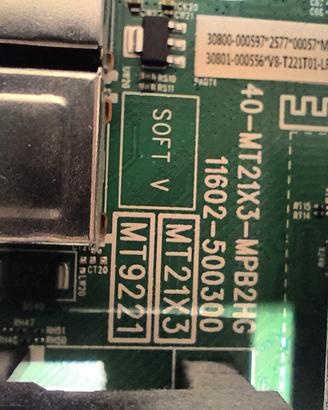 Scheda alim. TV TCL 40-MT21X3-MPB2HG-11602--500300