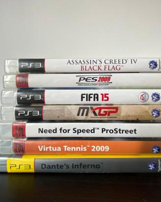 7 giochi PS3.