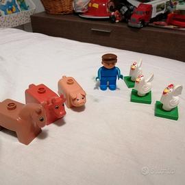 set animali fattoria Duplo vintage 