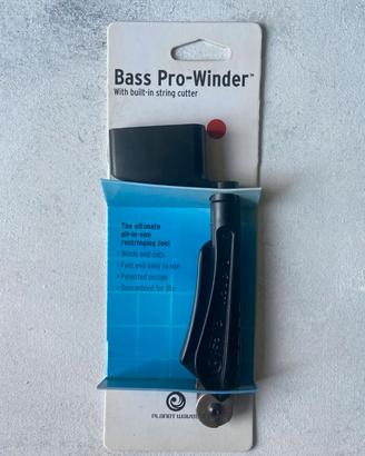 D'Addario DP0002B Pro-Winder per basso con cutter